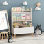 Bibliothèque pour enfants, porte-revues et livres, organisateur de livres, armoire de rangement pour jouets
