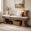 Banc de salle à manger 63,39 "avec coussin, banc de salle à manger pour couloir, cuisine