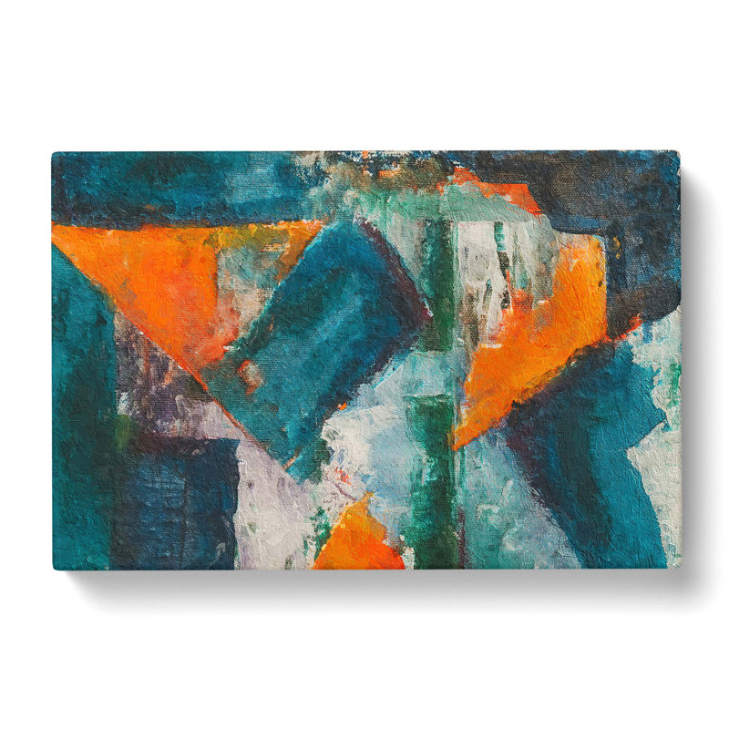 Abstract Art Painting Vol.62 - Wrapped Canvas Painting, 50cm H x 76cm W x 3cm D