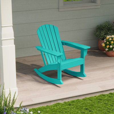 Geoff HDPE Rocking Adirondack Chair