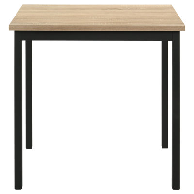 Wilmary Space Saving Rectangular Dining Table Greige Oak