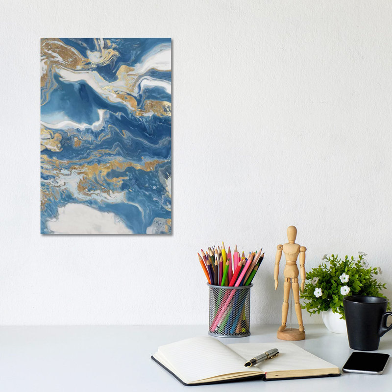 Fluid Memories I by Eva Watts - Wrapped Canvas Print, 20.32 cm H x 30.48 cm W