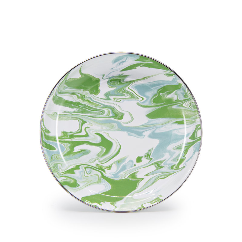 Set of 4 Modern Monet Pasta Plates