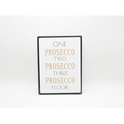 Décoration murale plancher prosecco