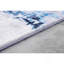 Tapis à motif abstrait gris et bleu lavable à la machine-1200867370