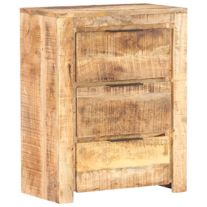 Buffet en bois de manguier brut 23,2 po x 13 po x 29,5 po Soperton
