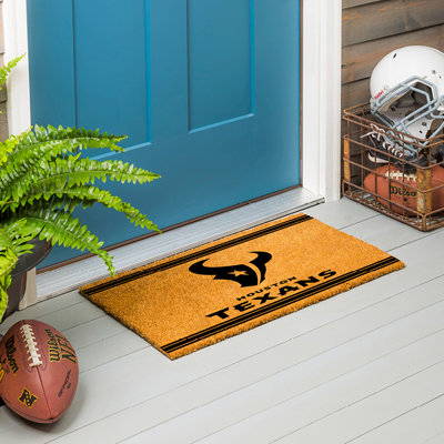 28in. x 16in. NFL Single Color Outdoor Coir Door Mat