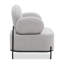 Fauteuil à oreilles, gris