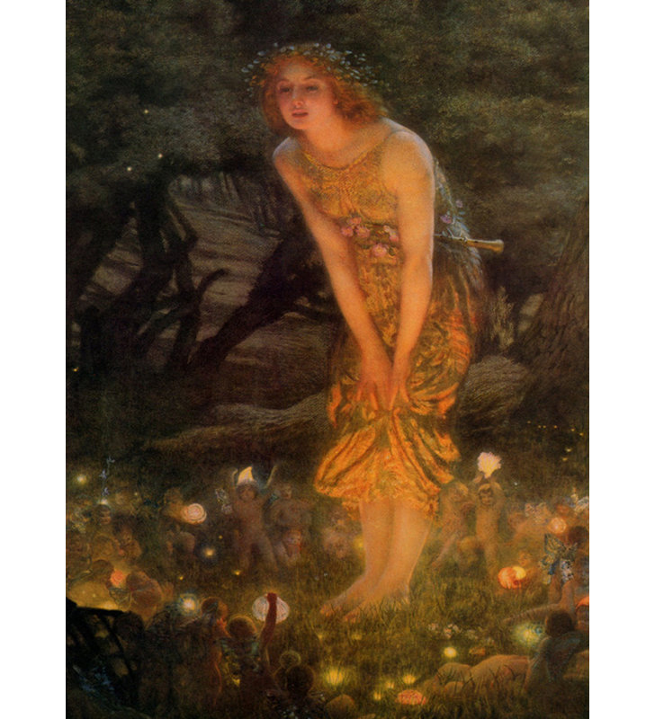 Midsummer Eve, c.1908, 48" H x 35" W