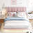 Queen Size Floating Style Upholstered Bed with Sensor Light-1173555451