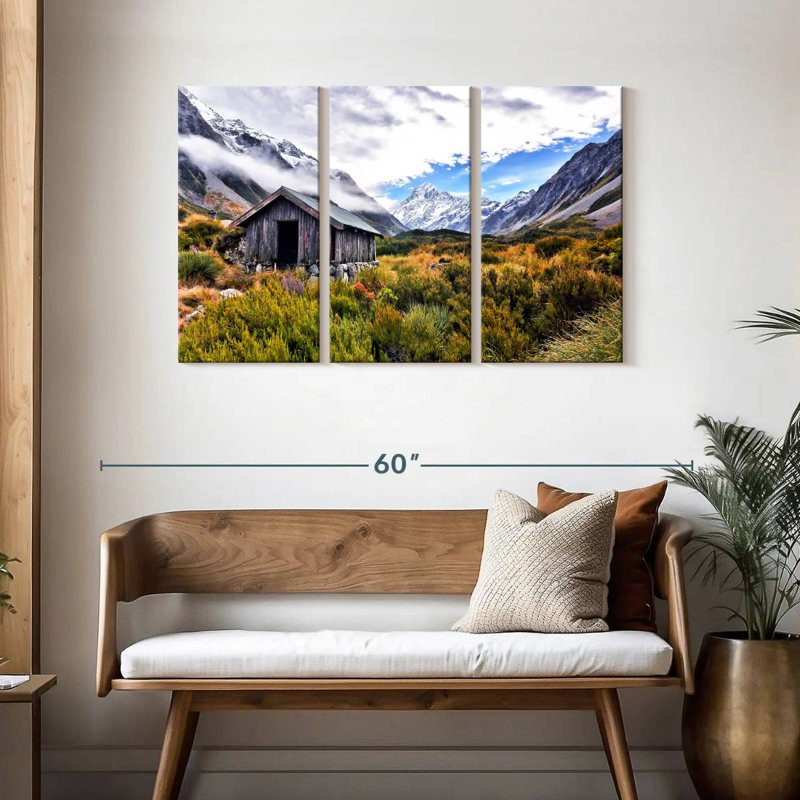 Lilie Scenic Mount Cook National Park, 28" H x 45" W