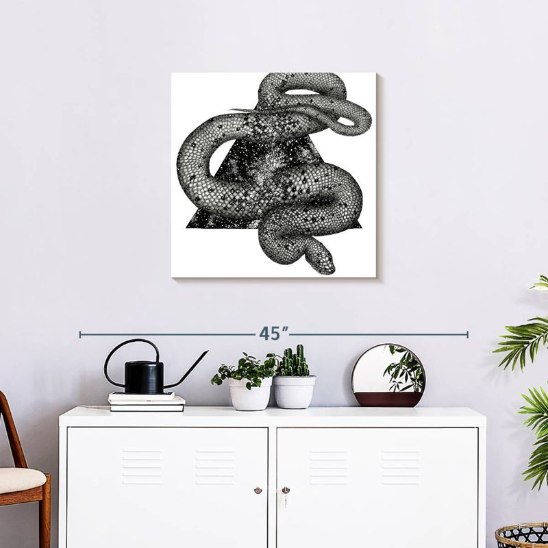 Crowle Cosmic Snake, 24" H x 24" W