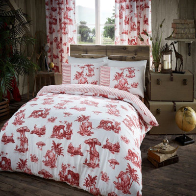Arkeria Cotton Blend, Polyester No Pattern Duvet Cover Set with Pillowcases