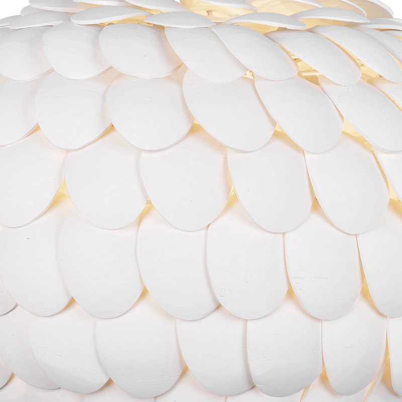 Lustre blanc mat 20,5 po