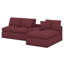 Canapé rembourré Boneless avec coussin double couche et poches latérales-1207234663