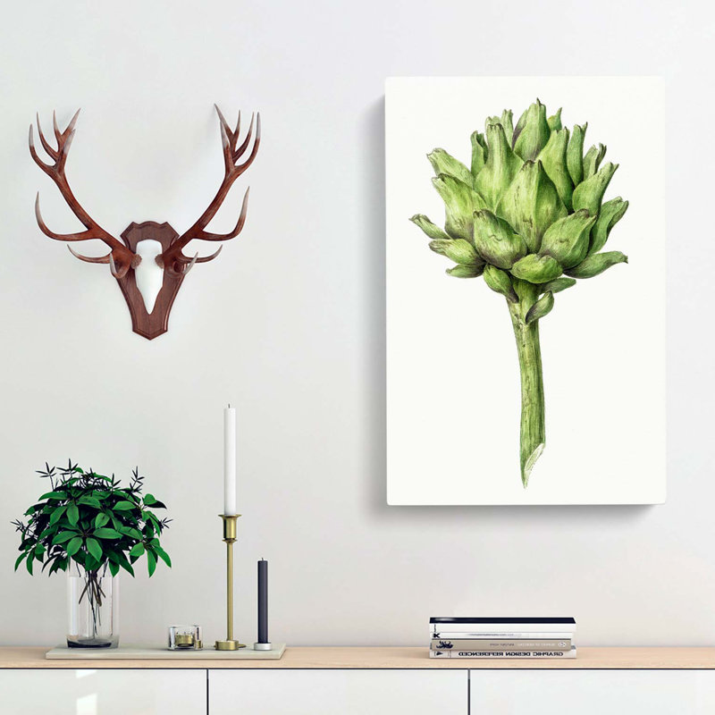 An Artichoke - Wrapped Canvas, 50cm H x 35cm W x 3cm D