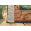 Hand-Knotted High-Quality Green and Red Area Rug