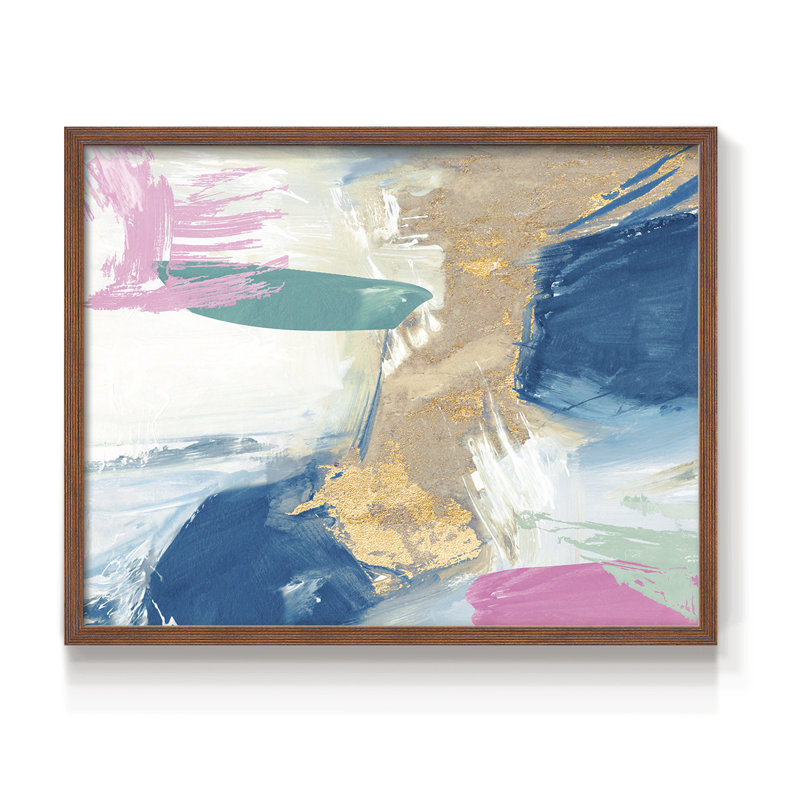 Bright Edge of Summer - Imprimé encadré - réversible, Noyer, H 22 po x l 28 po