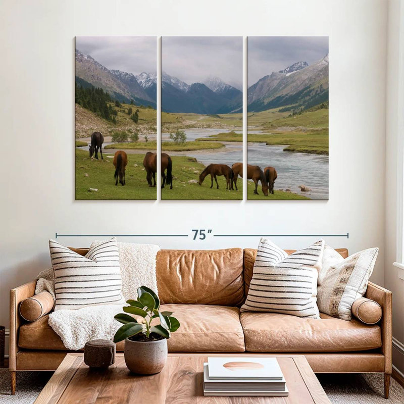 Brampt Karakol Horses, 42" H x 65" W