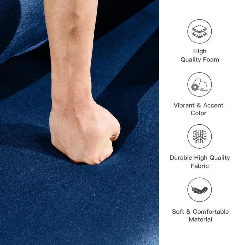 Florene Flared Arms Sleeper, Navy Cotton Blend