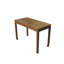 40" Long Elm Square-Corner Table
