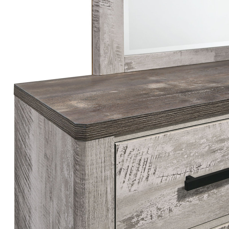 Ensemble de chambre à coucher standard 4 pièces Payne, Simple