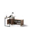 Aset L-Shaped Metal Base Writing Desk