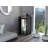 Dukat 2-Shelf Glass Door Bar Cart with Six Wine Cubbies-1606011509