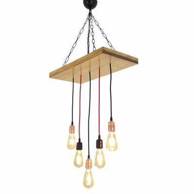 Lustre unique à 5 lumières Khadja