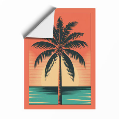 Palm Silhouette Tropical - Print