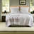 -Piece King/Cal King Cotton Bedding Sets, Reversible Modern Medallion Quilt