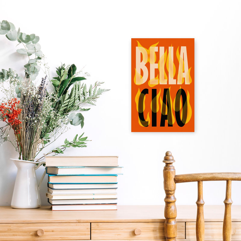 Bella Ciao by Paulina Budka - Wrapped Canvas Print, 45.72 cm H x 30.48 cm W