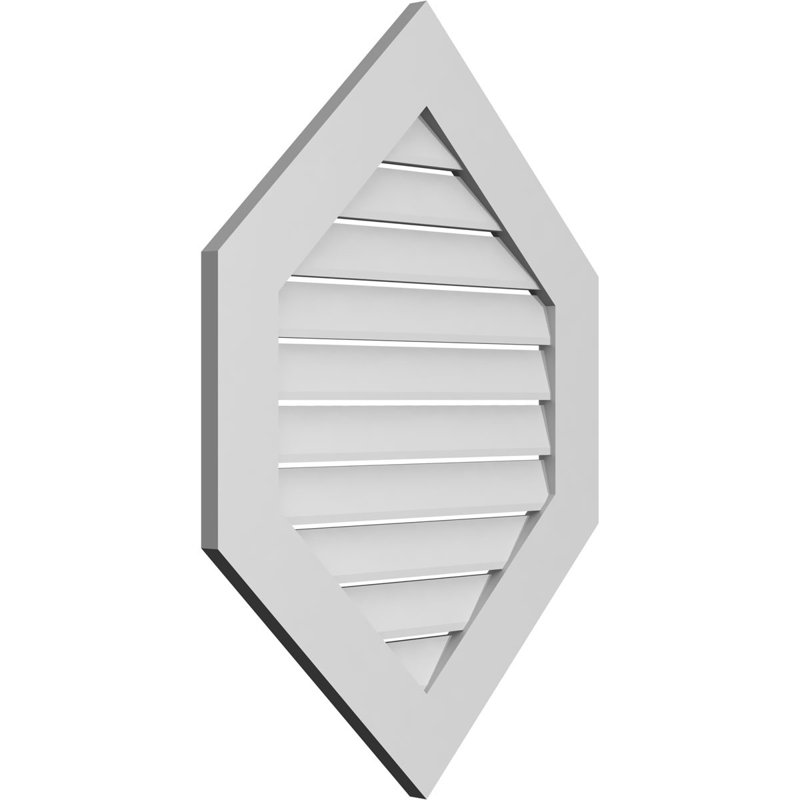Bouche verticale verticale à hauteur réglable 11/12 po, H 1 po x l 26 po x L 36 po