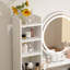 Ensemble coiffeuse avec tabouret et miroir Willodine-1320393833