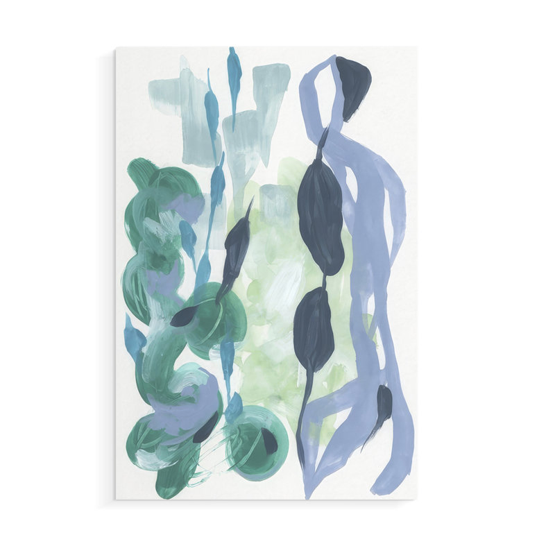 Abstrait varech I - impression sur toile seulement - non encadré