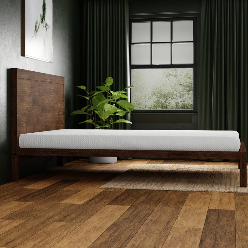 Grand matelas en mousse gélifiée 6 po, matelas à mémoire de forme ferme et confortable à flamme de 6 po, Grand lit