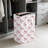 Large Capacity Foldable Fabric Laundry Hamper With Bow Design And Long Handles For Home Dorm Or Commercial Use 100L Storage Bin For Clothes And Household Items-2005817758