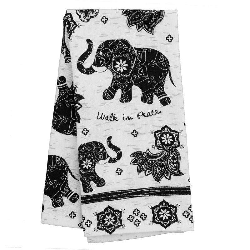 TORCHON BOHO ÉLÉPHANT