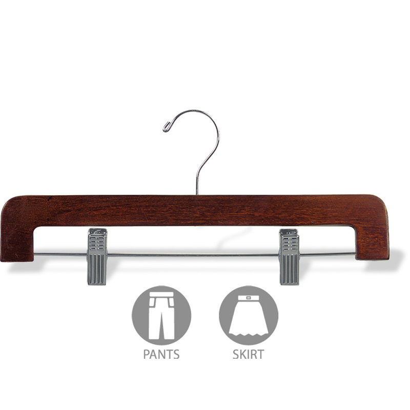 Cintre pour pantalons Winthrop, Noyer / Chrome