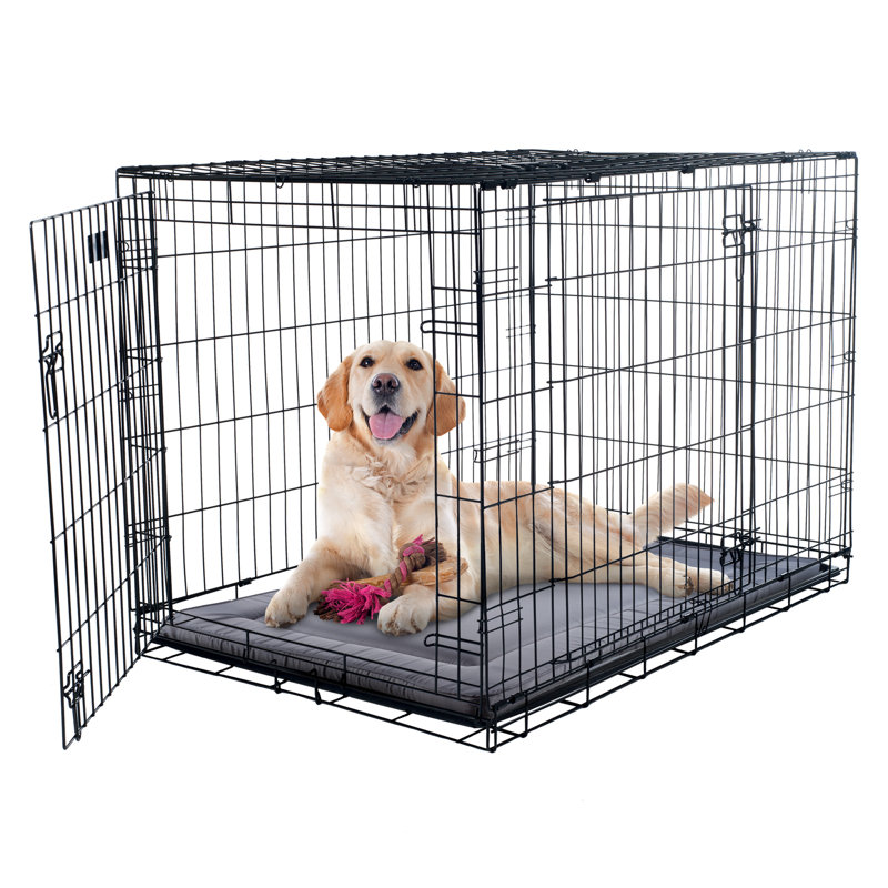 PETMAKER Waterproof Dog Crate Pet Bed- Gray, Gray, Extra large (38.75" W x 25" D x 1.38" H)