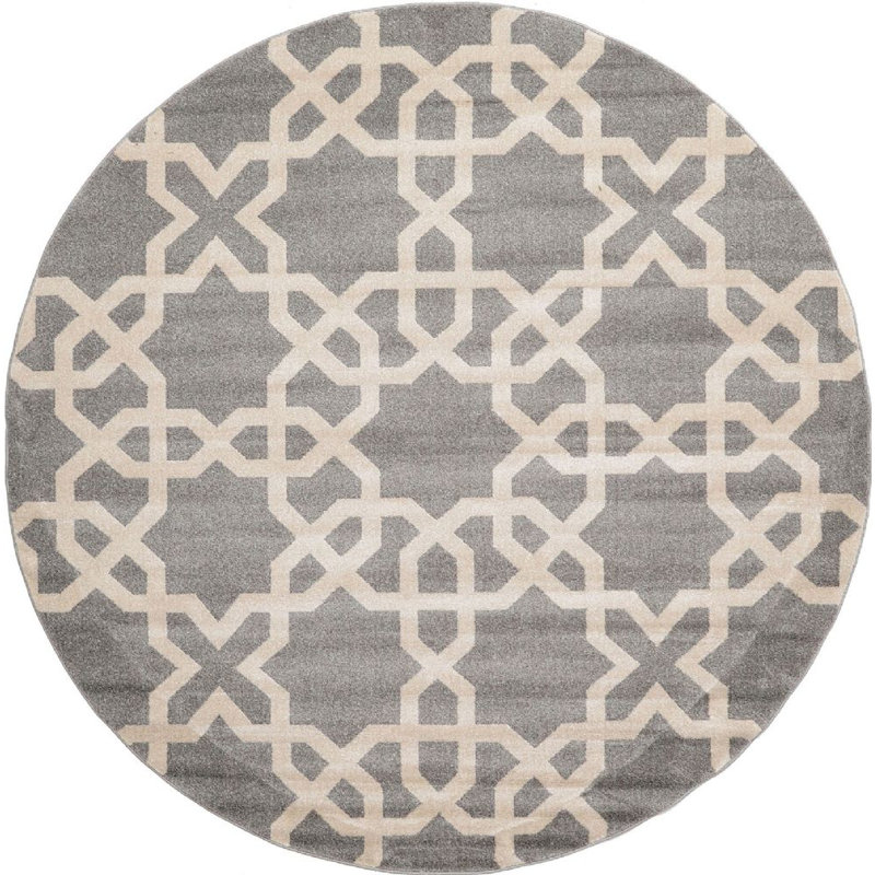 Theodora Abstract Indoor Rug, Round 6'