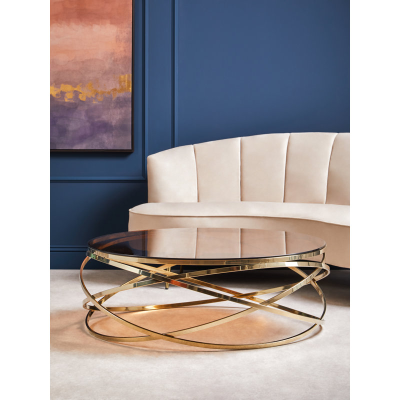 Ladson Coffee Table, Gold