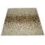 Tapis beige fabriqué à la main à motif géométrique-7385747