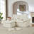 Modern Corduroy Cloud Sofa-413737456
