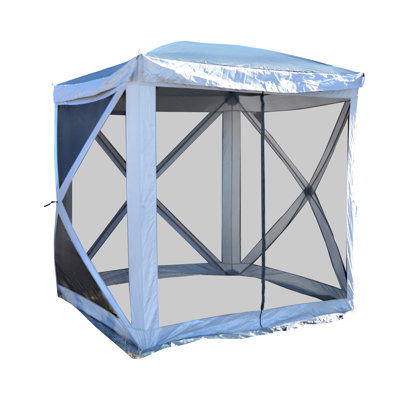 78'' W x 78'' D Fiberglass Pop-Up Canopy