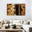 Bamboo Buddha Wall Art, reproduction d'art sur toile-1847487365