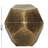 Classy Textured Side Table - Hexagonal & Aluminum Classiness Charming Lightweight