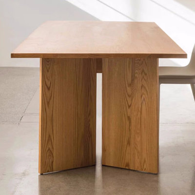 Oak wood vintage dining table