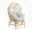 Fauteuil oscillant d'extérieur en osier-871695177