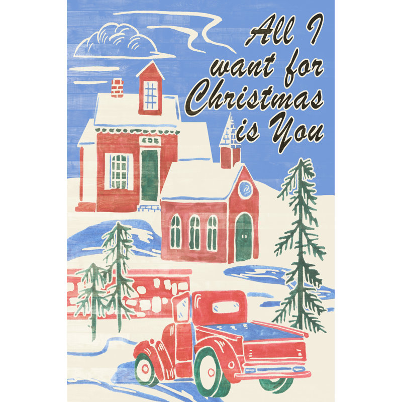 Home For Christmas III by Melissa Wang - Wrapped Canvas Print, 30cm H x 20cm W x 3.8cm D